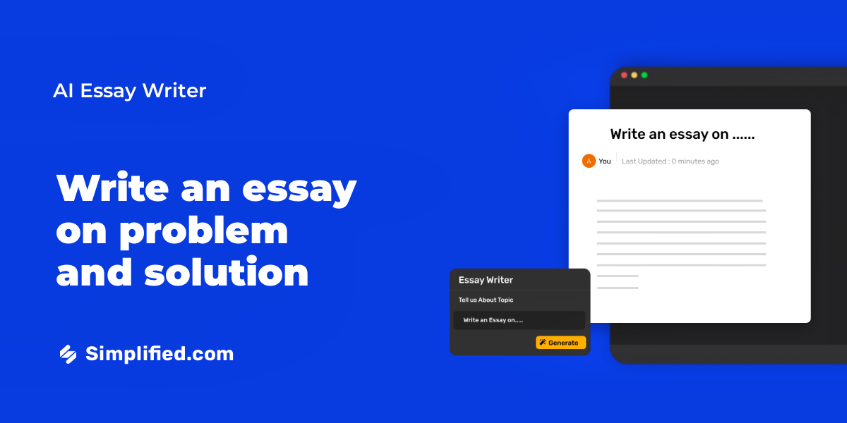 Write Descriptive Essay On Problem And Solution In Minutes