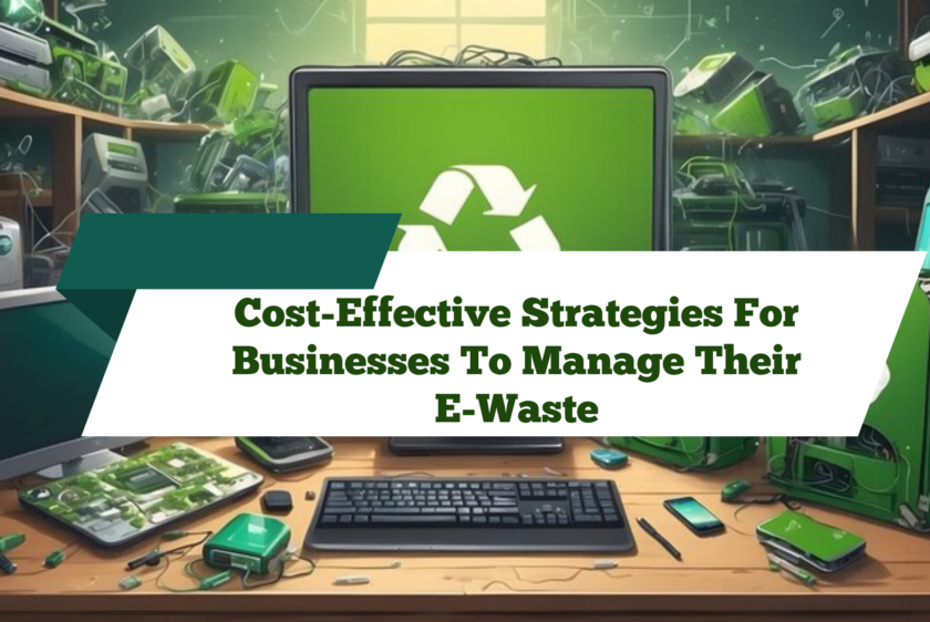 Cost-Effective Strategies For Businesses To Manage E-Waste