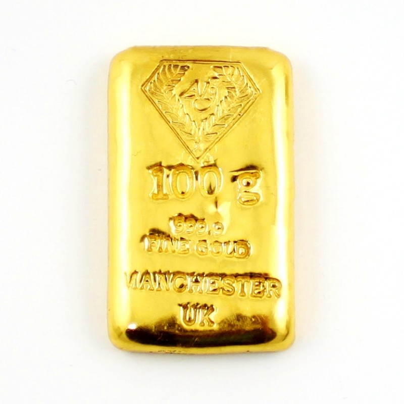 100g Gold Bar | A1j Gold Bar - Bullion & Storage