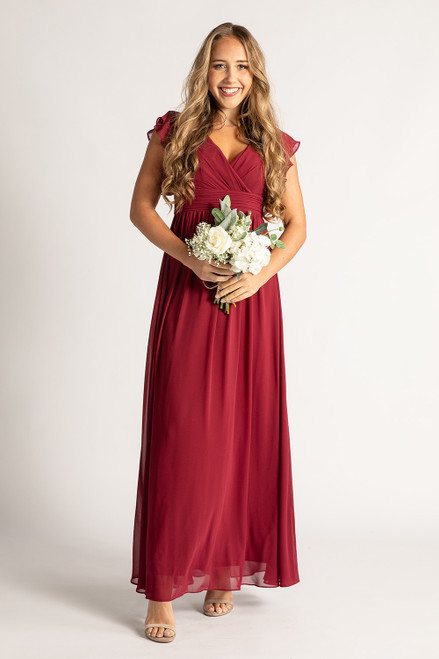 Shop Burgundy Bridesmaids Dresses | Model Chic