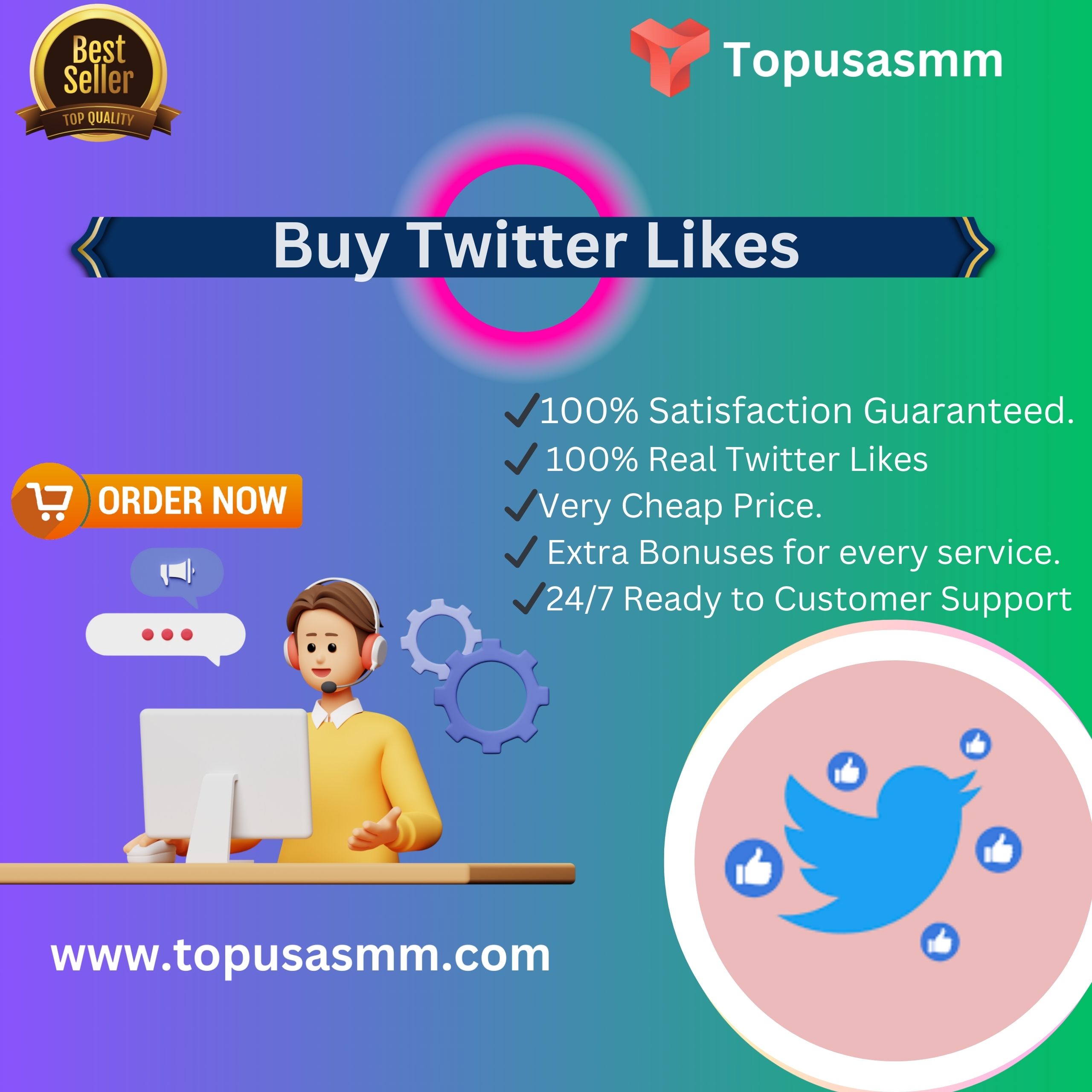 Buy Twitter Likes ?? - 100% Premium & Non-Drop or Active