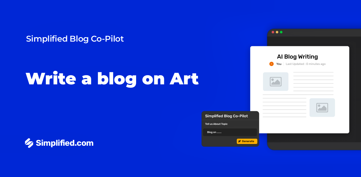 Write Art Blogs with AI Blog Writer