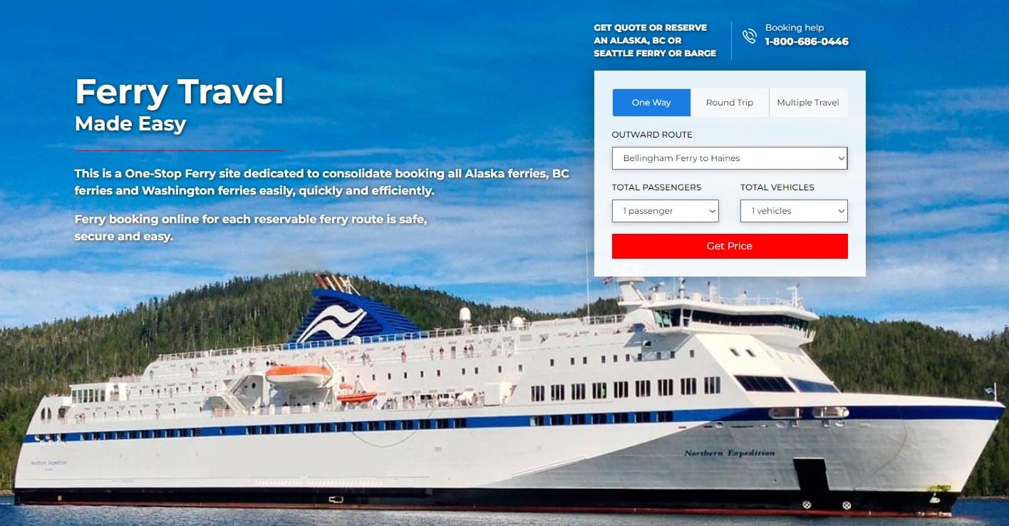 Ferry Travel.com - Book all major Alaska, BC & Washington Ferries plus most major European Ferry Crossings online.
