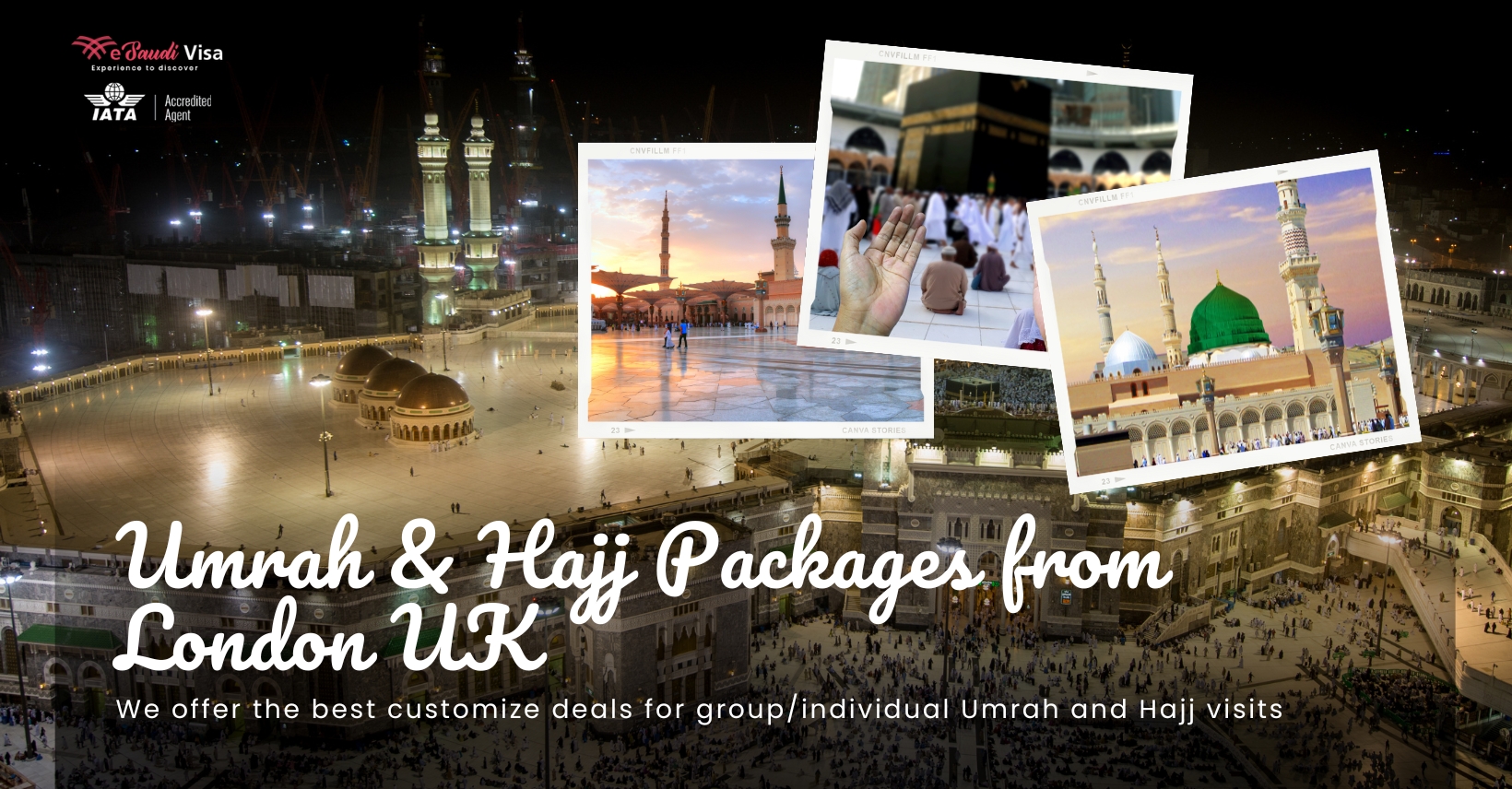 Online Cheap Umrah & Hajj Packages 2024 from London UK | Esaudi Visa