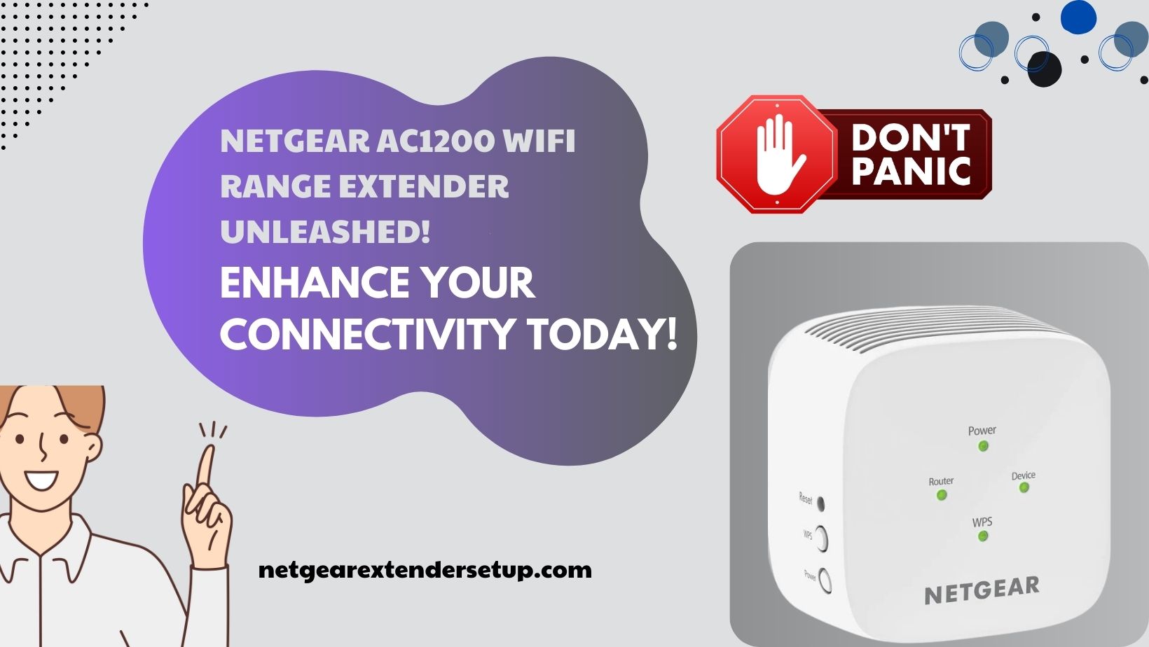 Netgear AC1200 WiFi Range Extender Unleashed! Enhance Your Connectivity Today!  | Netgear Extender Setup