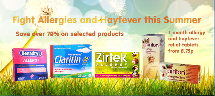 Allergy and Hayfever Relief Tablets & Products Online – Life Pharmacy