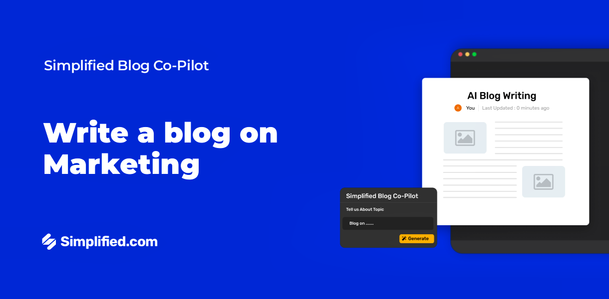 Write Marketing Blogs with AI Blog Writer